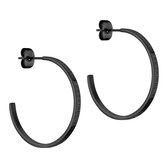 Liebeskind Dames Hoop staal One Size Zwart 32016814