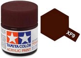 Tamiya XF-9 Coque Rouge - Mat - Acryl - Pot de Peinture 23ml