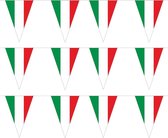 3x stuks polyester vlaggenlijn Italie 5 meter - Landen thema feestartikelen/versieringen