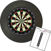 A-merk dartbord  met zwarte surround en scorebord