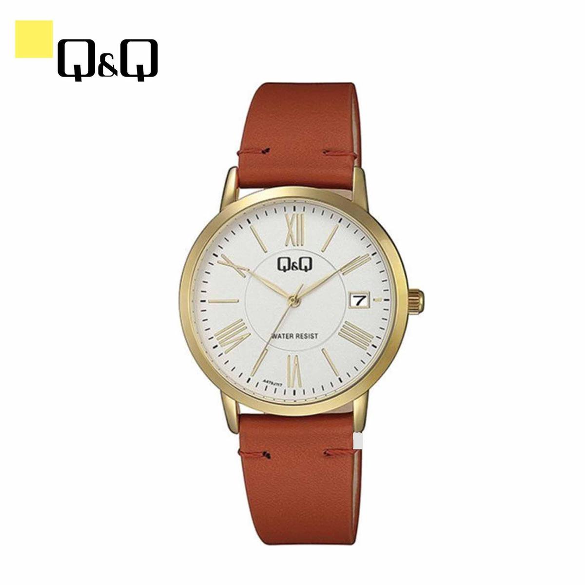Mooi QQ Dames horloge met datum A475J117Y