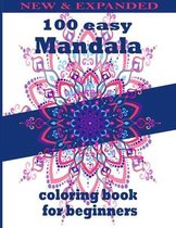 100 easy Mandala coloring book for beginners