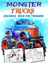 Monster Trucks Coloring Book for Toddlers