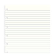 Filofax Notitieblokpapier A5 Wit 32 Vellen