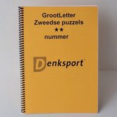 Denksport -Groot letter -Zweedse puzzelboeken -2 Sterren