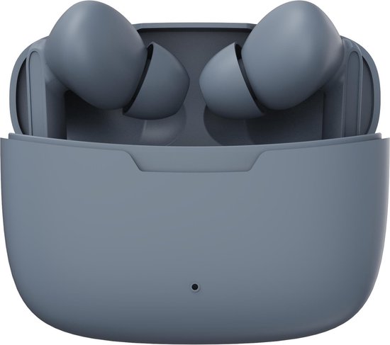 Denver TWE47 Earbuds - Draadloos Oordopjes - Bluetooth - met oplaad case - handsfree - sporten - headset - In-ear - Bluetooth 5.0 - Grijs