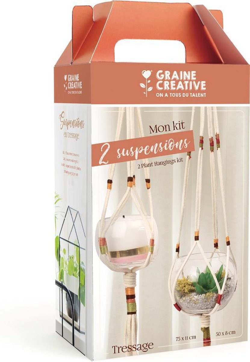 Graine Créative - Macramé kit - Hangers