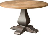 Eetkamertafel | prato | gerecycled teakhout | bruin | 130 x 130 x 78(h) cm