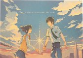 Your Name Anime Vintage Poster 51x35cm.