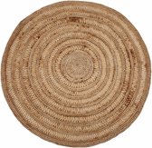 Rond tapijt in natuurlijk jute d90cm