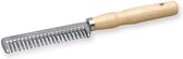 S2g Manenkam 19 Cm Aluminium/hout Zilver/naturel