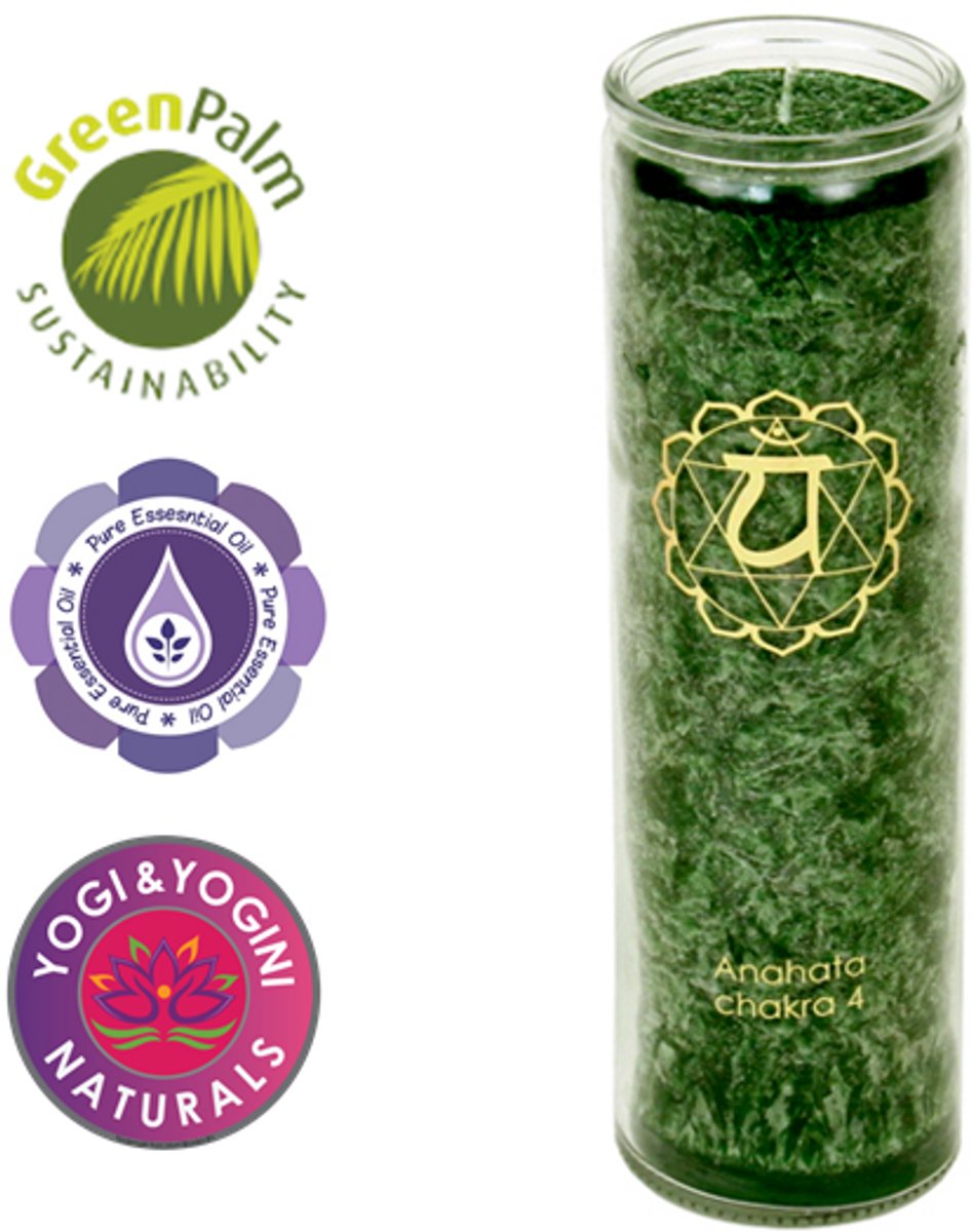 Geurkaars stearine 4e chakra