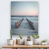 Plexiglas Schilderij Calm Beach Sunset