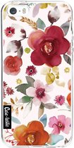 Casetastic Apple iPhone 5 / iPhone 5S / iPhone SE Hoesje - Softcover Hoesje met Design - Flowers Multi Print