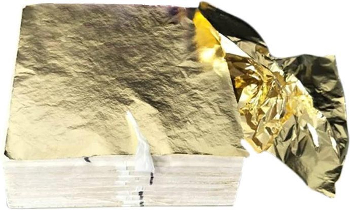 Feuille d'or 100 feuilles 9x9cm