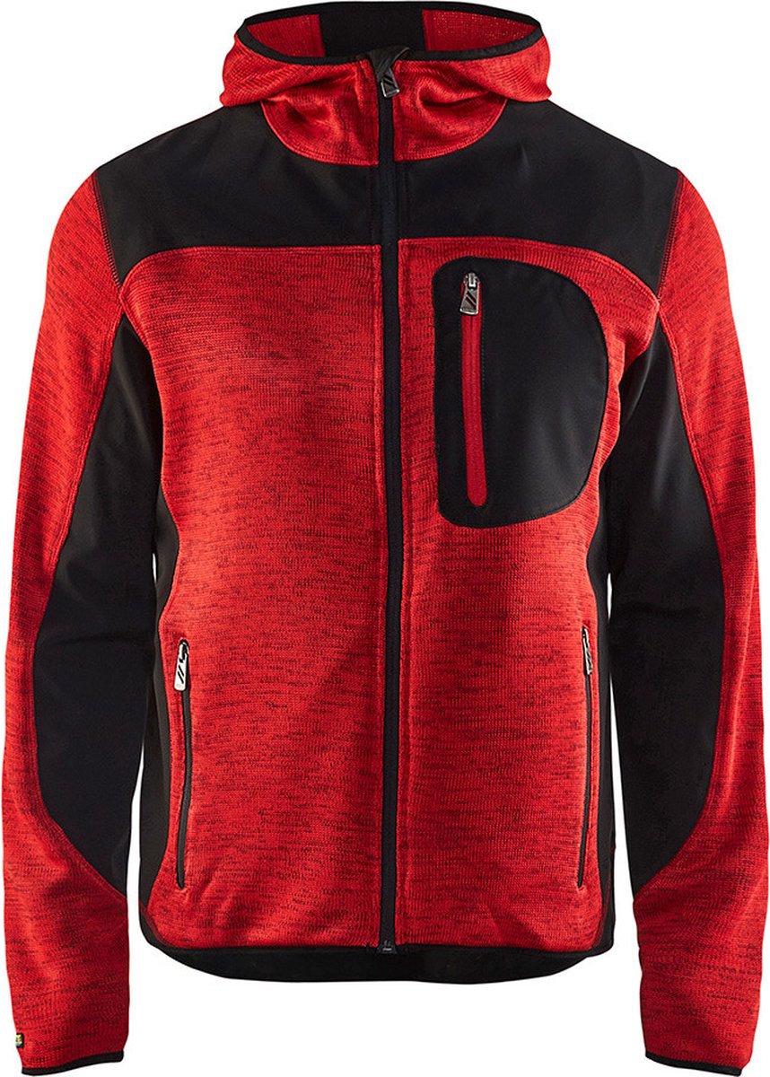 Blaklader Gebreide vest Softshell Rood