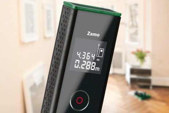 Télémètre laser numérique Zamo Set - 20 m - Boîte en carton - Bouton unique