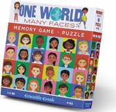 Crocodile Creek 48 pcs Puzzle & Memory Game/One World, Many Faces