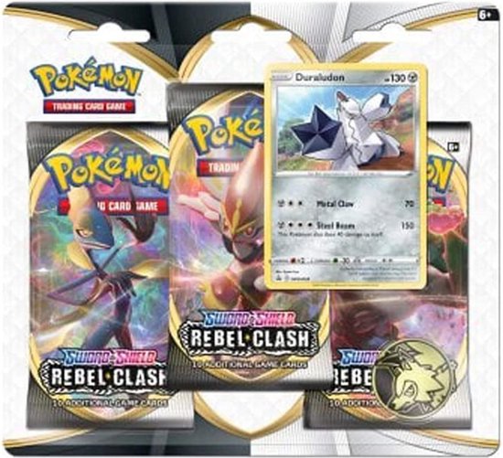 Pokémon Sword & Shield Tcg Rebel Clash 3boosterblister Games