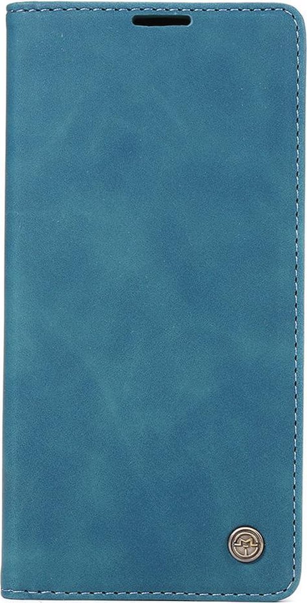 Caseme - Geschikt voor Xiaomi Redmi Note 10 Hoesje - Wallet Case Cabello Blauw