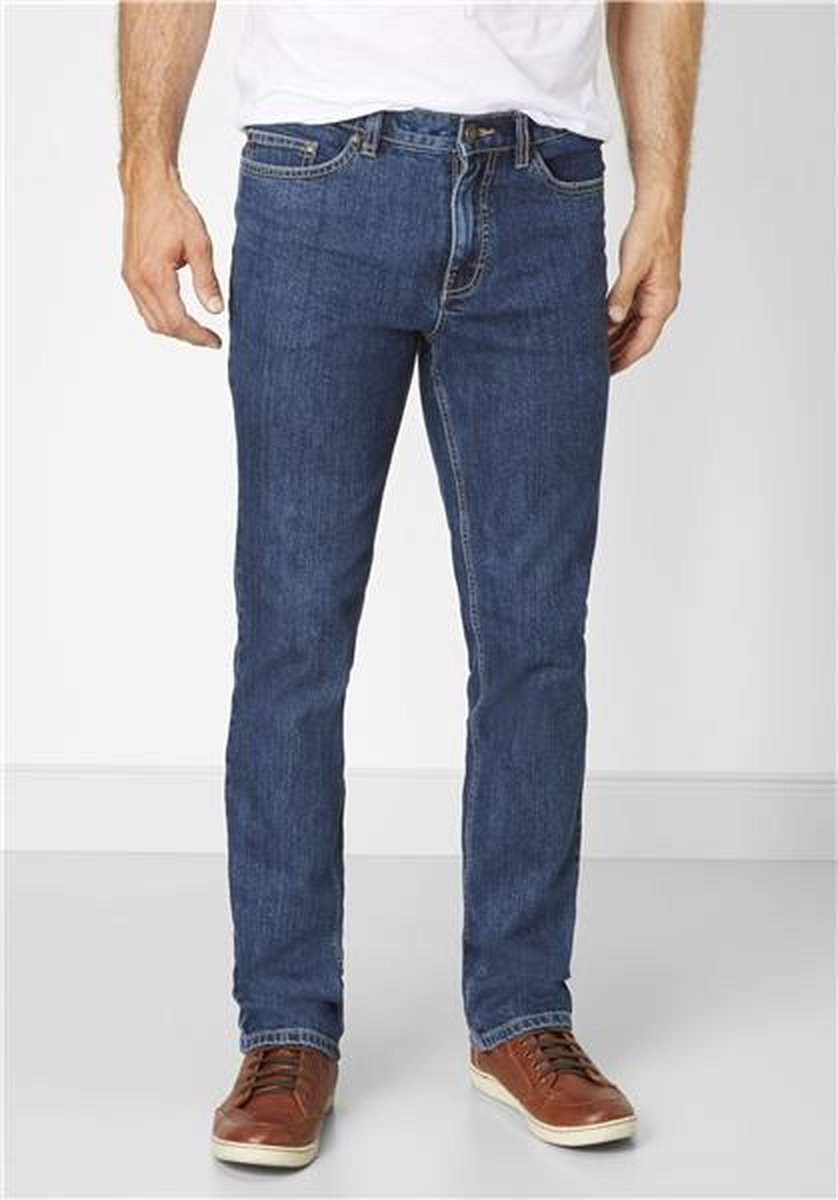 Paddocks Ranger jeans dark blue stone - heren spijkerbroek - W46 / L32 (brede maat)