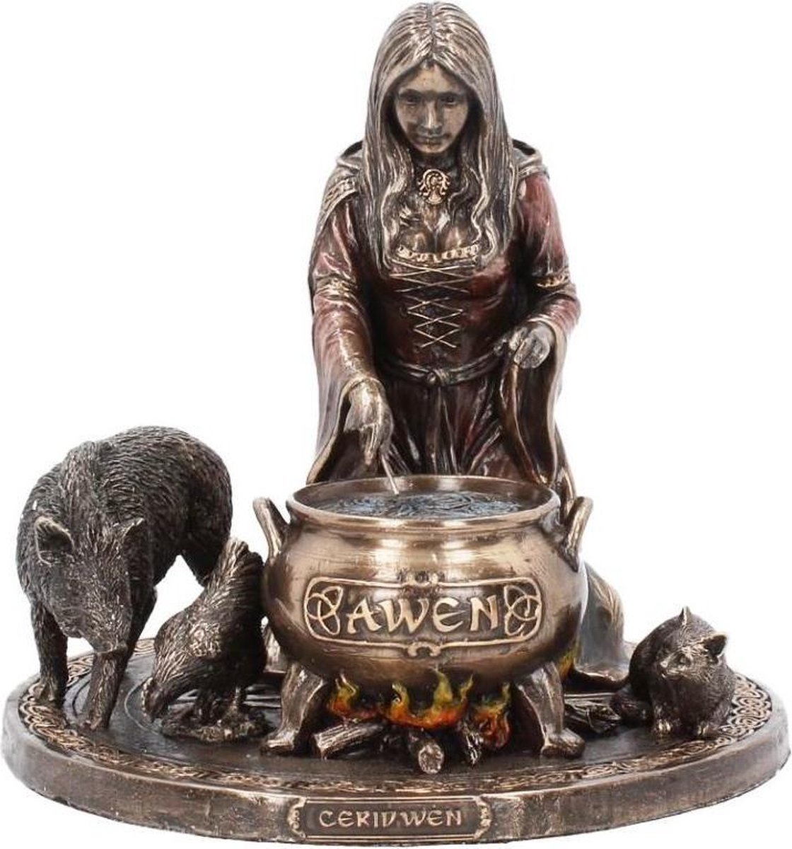 Nemesis Now - Veronese Design beeld/figuur - Welsh Godin Ceridwen Beeld Gebronsd 17cm