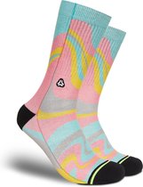 FLINCK Sportsokken - Swirl - Maat 36-38 - Unisex - Heren Sokken - Dames Sokken - Naadloze sokken - Crossfit Sokken - Hardloop Sokken - Fitness Sokken - Fietssokken