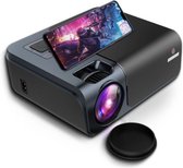 Belesy® Beamer Projector M27 - 4K Full HD Support - 10.000:1 Contrast - 3.800 Lumen - Projectie 50 tot 150 inch - Beamers - LCD + LED - Incl. Bluetooth - Cadeau - WK 2022