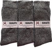 Sukats® Stable Worker - 3 Paar - Noorse Sokken - Noorse Werksokken - 47-50 XXL - Heren