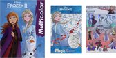 Frozen - Kleuren - Stickers -  Toverblok - Set van 3 - Frozen ll