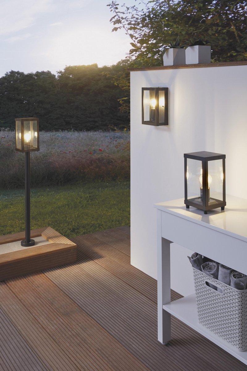 Eglo Alamonte 1 Staande lamp Buiten - E27 - 101,5 cm - Zwart