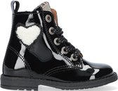 Develab 42104 Veterboots - Laarzen Met Veters - Meisjes - Zwart - Maat 23