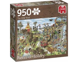 Jumbo Premium Collection Puzzel Pieces of History: The Wild West - Legpuzzel - 950 stukjes