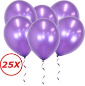 Paarse Ballonnen Metallic 25St Feestversiering Verjaardag Ballon