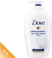 DOVE Lot van 6 originele vloeibare zeep Gladde en zachte huidbescherming tegen uitdroging - 250 ml