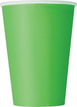 feestbekers groen 355 ml 10 stuks