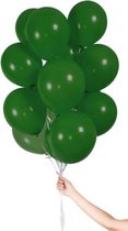 ballonnen 23 cm latex donkergroen 30 stuks