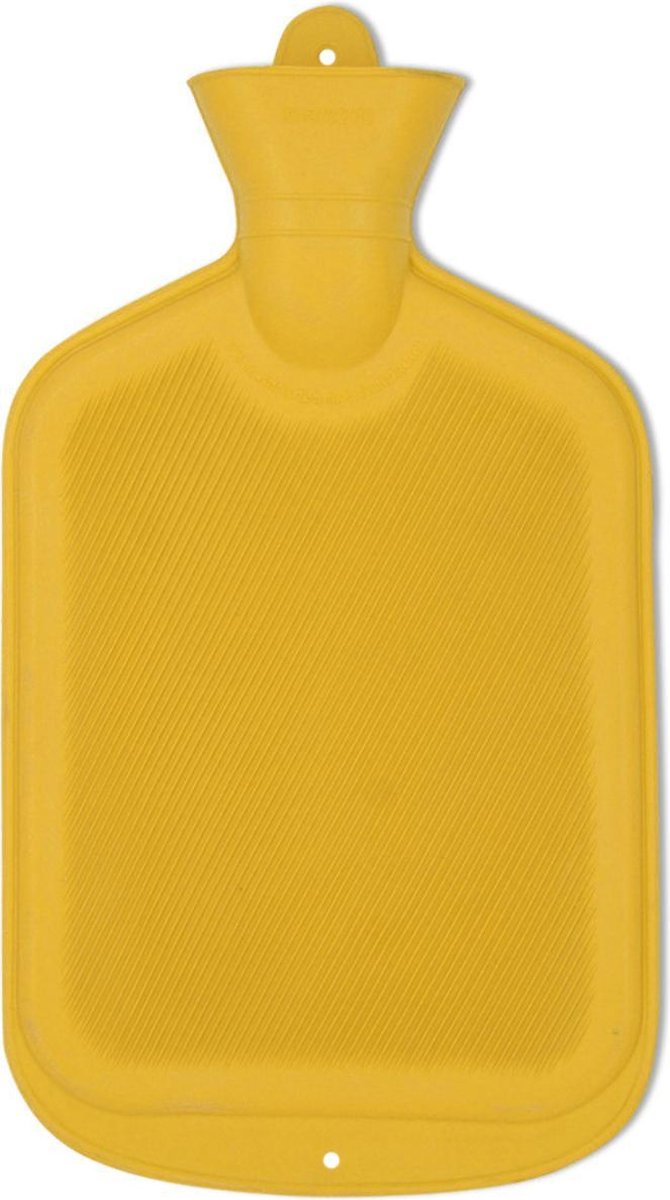 Warmtekruik | Kruik | Warmwaterkruik | Rubber | 2 liter | Geel | Able & Borret – foto 2