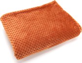 Plaid Damier Terracotta 130 x 170