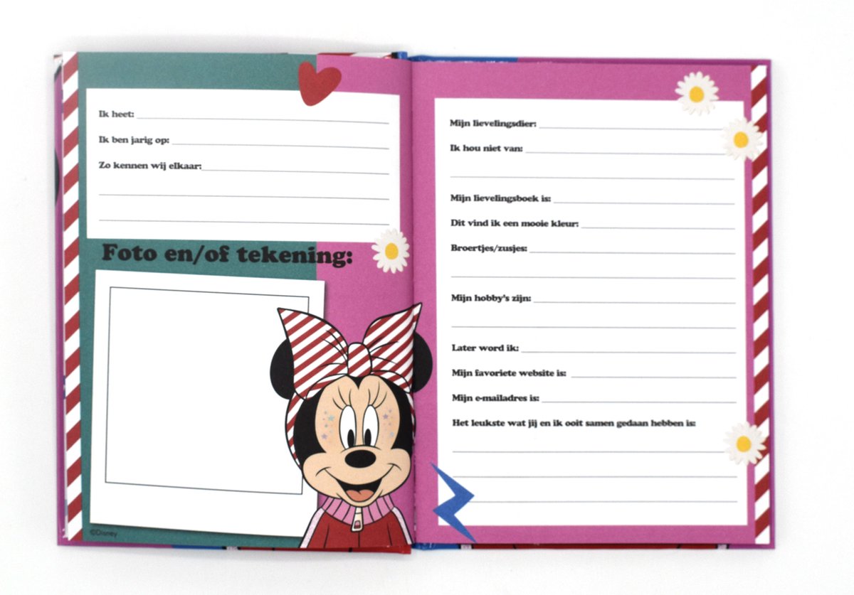Vriendenboek Minnie Mouse — afbeelding 2