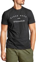 Björn Borg Stockholm Tee - sportshirts - zwart - Mannen