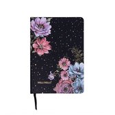 Melli Mello Journal Notebook - Notitieboek A5 Hardcover - Gebonden Notitieblok met Lijnbedrukking - Floral Sky - 21x15x2 cm