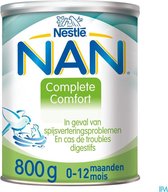 Nestlé Nan Complete Comfort Zuigelingenmelk Spijsvertering Baby 0 Tot 12 Maanden 800g