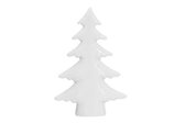 Kerstboom Wit Aardewerk 8x3x3 |Set van 3 stuks | Keramieken kerstboompjes | Kerstdecoratie | Tafelversiering