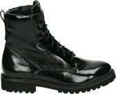 Durea 9722 H - Volwassenen VeterlaarzenHalf-hoge schoenen - Kleur: Zwart - Maat: 40.5