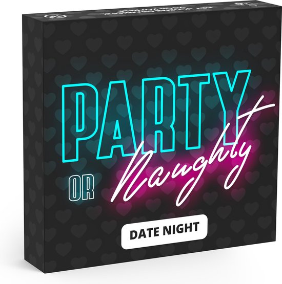 Party or Naughty Date Night - Het ultieme drankspel voor koppels | partyspel | relatiespel | valentijn | gespreksstarter | relatie cadeau