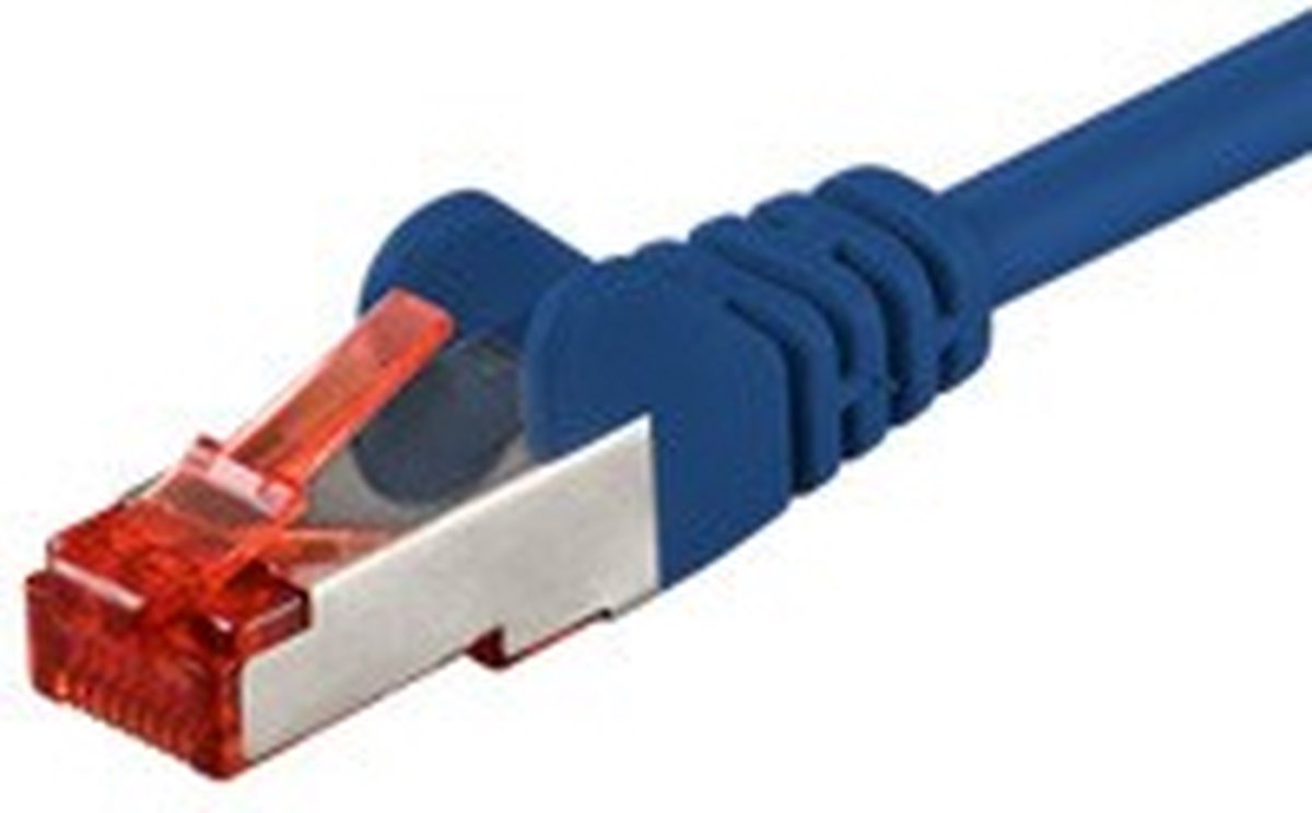 Danicom CAT6 S/FTP (PIMF) patchkabel - 3 meter blauw - netwerkkabel - internetkabel - UTP kabel - RJ45 - 1000 mbit/s