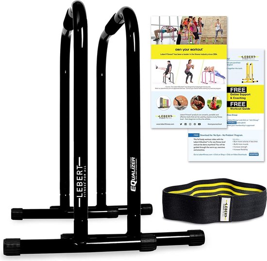 Lebert Equalizer Dip Bars Zwart – Dip Station