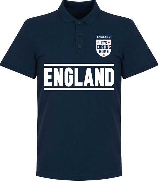 Engeland It's Coming Home Team Polo - Navy - XXL