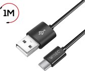 1 meter USB naar USB C Oplaadkabel Voor Samsung & Huawei U - Zwart